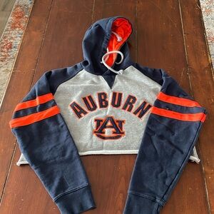 Auburn cutoff hoodie (medium)
